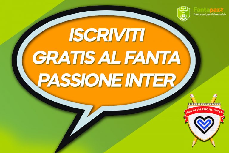 Banner con la scritta “Iscriviti gratis al Fanta Passione Inter”