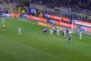 Inter e Udinese in campo durante l'ultima partita in Coppa Italia