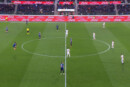 Atalanta-Inter in campo al fischio d'inizio della partita