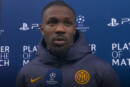 Marcus Thuram dopo una partita di Champios League