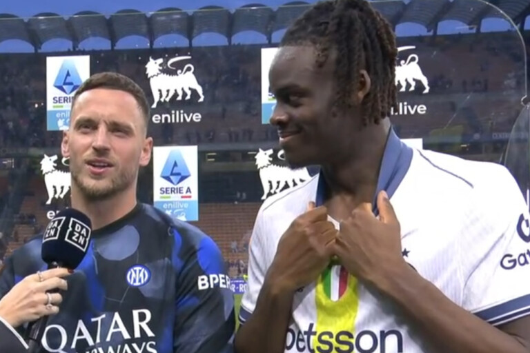 Arnautovic e Bisseck dopo Inter-Cagliari