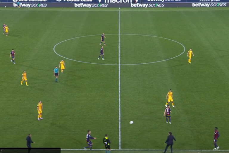 Rimessa irregolare in Bologna-Inter