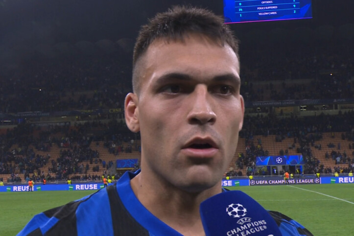 Lautaro Martinez dopo Inter-Bayern Monaco