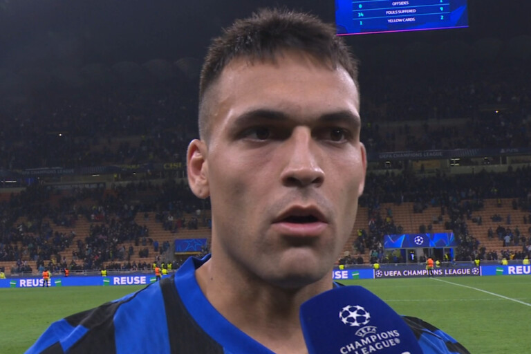Lautaro Martinez dopo Inter-Bayern Monaco