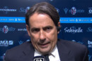 Simone Inzaghi dopo Bologna-Inter