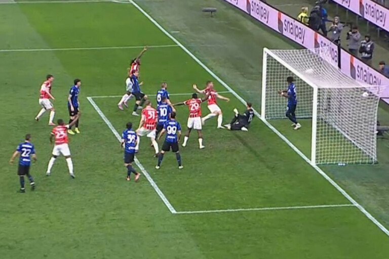 Secondo gol di Jovic in Inter-Milan