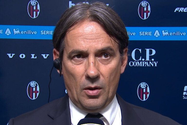 Simone Inzaghi prima di Bologna-Inter