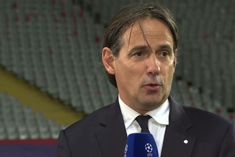 Simone Inzaghi dopo Barcellona-Inter