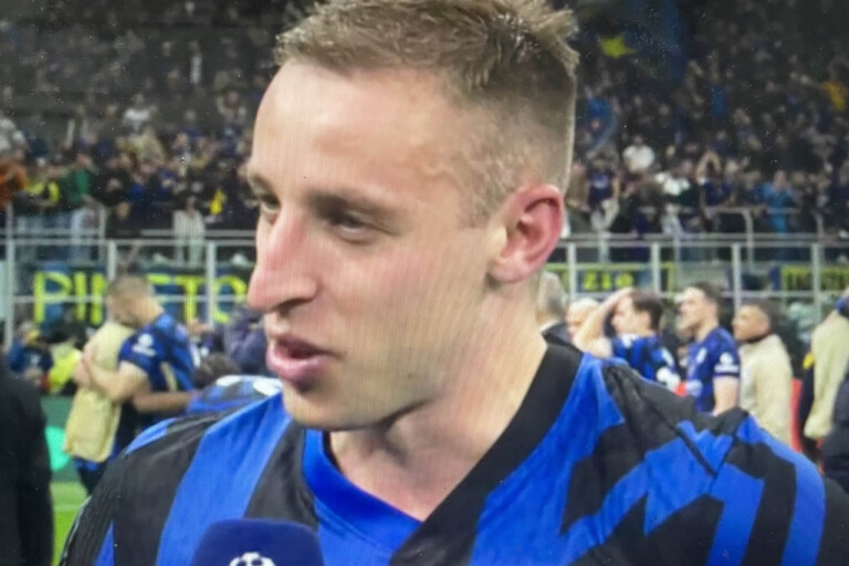 Davide Frattesi dopo Inter-Barcellona