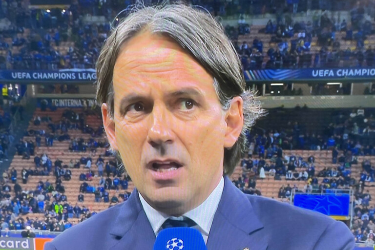 Simone Inzaghi prima di Inter-Barcellona