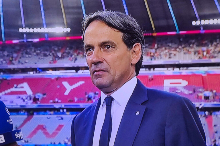 Simone Inzaghi prima di PSG-Inter