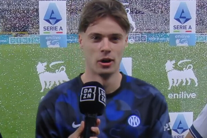 Nicola Zalewski dopo Torino-Inter