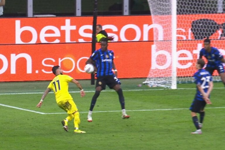 Inter-Lazio rigore di Bisseck